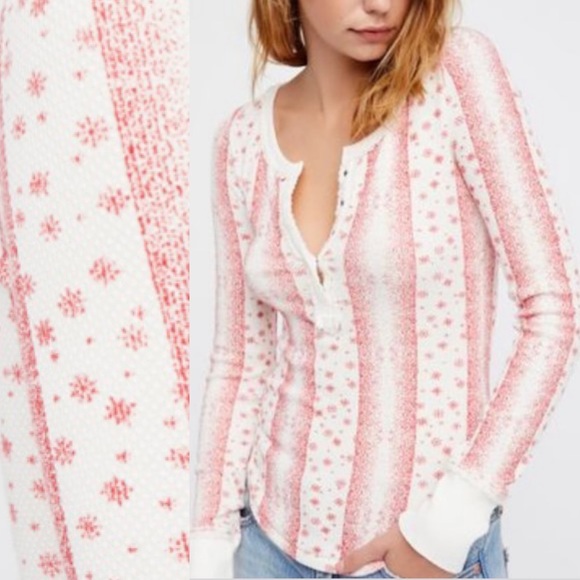 Free People Tops - Free People Lulu Lace Snowflake Henly